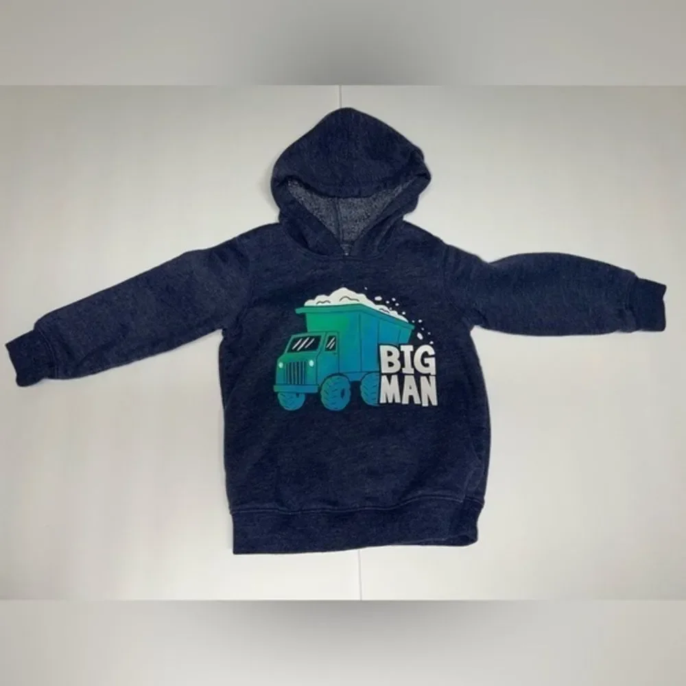 Jumping Beans Dump Truck Big Man graphic hoodie 24‎ month